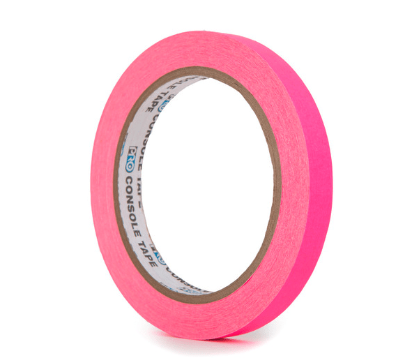 PRO CONSOLE TAPE FLUORESCENT PINK