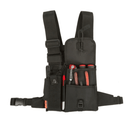 Setwear Radio Chest Pack - Borsa da petto tecnica vista frontale piena di utensili aperta